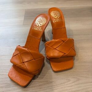 Vince Camuto Woven Leather Heels